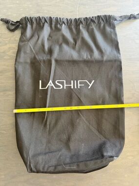 Lashify Black Drawstring Makeup/Lash Bag
